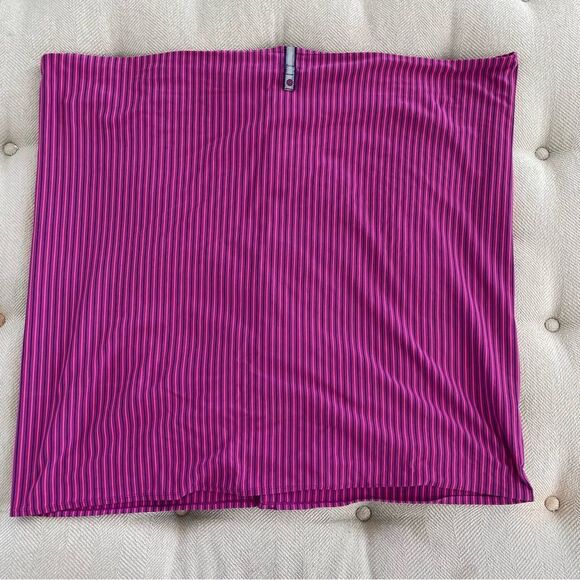Lululemon Vinyasa Scarf Rizzy Stripe Regal Plum Hero Blue Rulu - Picture 1 of 6